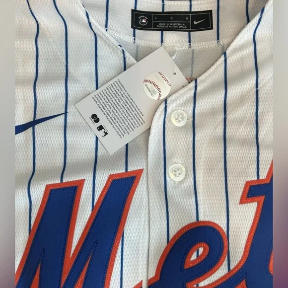 Nike Authentic New York Mets Pete Alonso #20 MLB Baseball Jersey Men's Sz L - Picture 5 of 7